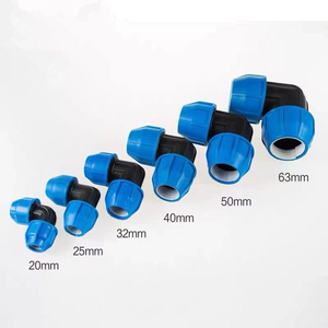 Cung cấp chuyên nghiệp của HDPE iso4427 nước sử dụng phụ kiện đường ống polyethylene đường ống dẫn nước nhanh chóng chèn nén PP kết nối - Product Image 4
