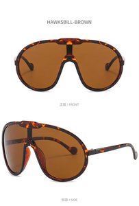 2025 <b>Large</b> <b>Frame</b> One Piece Mirror Yellow Lens Custom Logo Cycling Sunglasses Oversized Men Sport Bike Sunglasses - Product Image 4