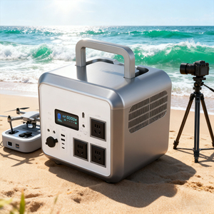 High Quality 1200w Portable Solar Power Station Battery MPPT Pure Sine Wave PD 100W QC3.0 <b>Wireless</b> Charging - Product Image 2