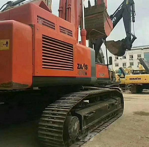 HITACHI zaxis รถขุดตีนตะขาบ ZX470ทาสีดั้งเดิมของญี่ปุ่น47ton รถขุดหนักใช้แล้ว - Product Image 2