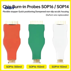 Đầu dò kiểm tra đọc ghi SOP14/SOP16, kim lò xo Microchip, không cần nối dây lại, thiết bị lập trình đường tải xuống - Product Image 3