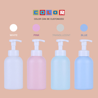 300ml 500ml plastique couleur givré mousse bouteille pompe Mousse distributeur nettoyant moussant mains savon bouteilles
