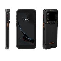 Kolektor Data PDA genggam Android 5.5 inci ponsel pintar industri NFC Barcode kasar pdas