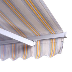Toldo con luz Led <span class=keywords><strong>2x1</strong></span>,5 m al <span class=keywords><strong>aire</strong></span> libre Windows Semi Cassette motorizado toldos retráctiles - Product Image 4