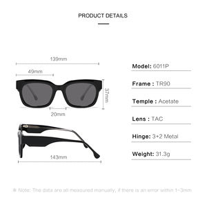 2025 Factory Customized logo Sun Glasses New <b>Large</b> <b>Frame</b> Rectangular Sun Glasses for Men Fashion UV400 Lens Sunglasses - Product Image 5