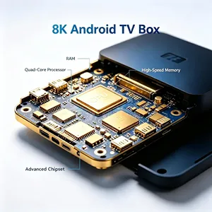 Boîtier TV intelligent Android, mini PC Android, décodeur TV 4K, boîtier TV 8K Android, streaming OTT, essai gratuit - Product Image 4