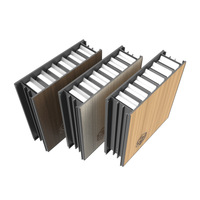 Cloison de Bureau Modulaire de Luxe à Structure en Aluminium, Système de Cloison Amovible pour Résidence, Hall d'Accueil, Hôpital et Hôtel