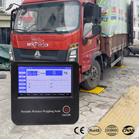 Báscula de Plataforma Industrial Inalámbrica para Camiones PSD-WD23A PUSHTON de Alta Resistencia con Pantalla LCD, 20T, OEM