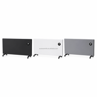 Panneaux Radiants Électriques Infrarouges Intelligents OEM CE en Cristal de Carbone avec Application Mobile, IP44, Montage Mural/Autonome/Suspendu au Plafond