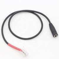 Câble adaptateur Audio RJ9/RJ10 vers femelles de 3.5mm, prise ctee, câble pour téléphone de bureau
