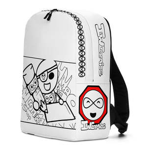 Cómics IW # Mochila Moderna Minimalista 39, para PC, de Poliéster, con Sistema de Transporte Cómodo y Cierre de Cordón - Product Image 1