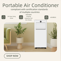 Solution de déshumidification pour climatiseur électrique à télécommande en plastique durable pour la maison et les hôtels - Unité intérieure portable