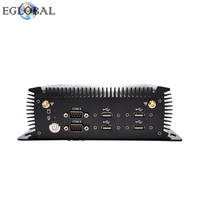 Mini Ordenador Industrial Sin Ventilador EGLOBAL, Intel Core i5-4200U, DDR3L, MSATA SSD, 2 LED, VGA HD, 8 USB, 2 RJ45 Gigabit LAN, Linux Mini PC