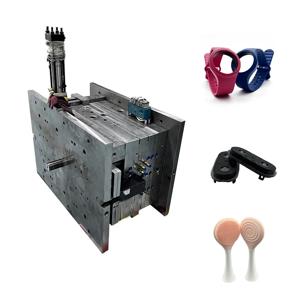 Plastic   Silicone Rubber Injection Molding China Dongguan Mould Maker Plastic Liquid silicone rubber mold manufacturing