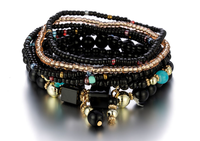 2025 Pulsera Set Bohème Elastica De Perlas Baratas Juego De Joyas Mujer De Moda Al Por Mayor