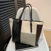 Sacs Fourre-Tout de Marque pour Femmes Grande Capacité en Cuir PU Sac Bandoulière Messager Luxe Patchwork Designer Épaule pour Femme