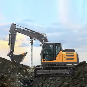 Rusia Buen Precio Excavadora sobre orugas Rockies Fabricantes Motor Yuchai de 15 toneladas Nueva excavadora TW150 con precios baratos