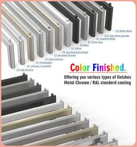 <b>Shop</b> Body Double Slotted Horizontal Chromed Zinc Adjustable Height Upright Stylish <b>Display</b> Rack for Indoor/Outdoor Use - Product Image 6