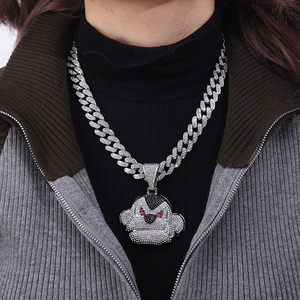 Collar con Colgante de Animalito Diabólico, Estilo Hip Hop, para Niños - Product Image 4