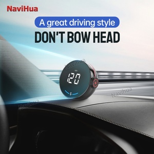 Navihua GPS Clock <b>Speedometer</b> Gauges Windshield Projector Driving Reminder Alarm <b>Car</b> Head up Display H600G - Product Image 3