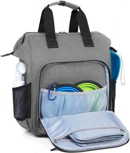 BSCI Factory clear Dog Travel <b>Backpack</b> <b>cat</b> Pet Supplies Bag Tote with 2 Silicone Collapsible Bowls 2 Food Carrier 1 - Product Image 3