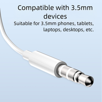 Offre limitée Tingwode : Écouteurs filaires ergonomiques avec prise audio 3,5 mm, cordon de 1,2 m en TPE, port confortable, son pur