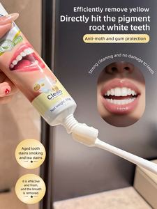 <span class=keywords><strong>Dentifrice</strong></span> à la menthe au bicarbonate de soude cristallin, blanchiment naturel, <span class=keywords><strong>anti</strong></span>-<span class=keywords><strong>taches</strong></span>, équilibre du pH, haleine fraîche, soin buccal, sans fluor, usage domestique - Product Image 3