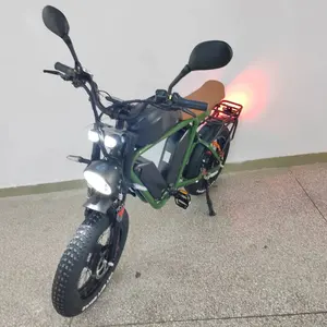 Bike Electric 52V Dual Motor Bafang 2000W 79Ah Oil Brake Full Suspension Fat Tire Long Range Aluminum Frame Fast MTB Off Road