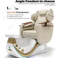 Fauteuil de massage électrique professionnel pour pédicure et spa, idéal pour salon de manucure, chaise de luxe pour pédicure et manucure avec jets, Vietnam