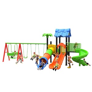 Parco Giochi Colorato per <span class=keywords><strong>Bambini</strong></span> con Scivoli per l'<span class=keywords><strong>Intrattenimento</strong></span> all'Aperto - Product Image 1