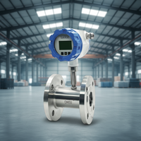 Medidor de Flujo de Gas Inteligente con Turbina, IP65 a Prueba de Explosiones, Compensación de Temperatura y Presión, Bajo Consumo, para Medición Industrial de Flujo de Gas