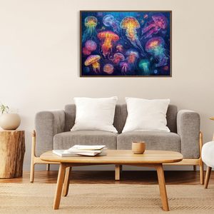 Puzzle personnalisé de 500 pièces <span class=keywords><strong>pour</strong></span> adultes, puzzle de méduse marine <span class=keywords><strong>pour</strong></span> adultes, puzzle <span class=keywords><strong>pour</strong></span> <span class=keywords><strong>personnes</strong></span> âgées, <span class=keywords><strong>jeu</strong></span> amusant et stimulant, <span class=keywords><strong>jeu</strong></span> familial, cadeau, jouet - Product Image 2