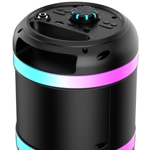 Kakusiga Karaoke Speaker 3x4 20W Rechargeable With Led Lights <b>Bluetooth</b> Fm Usb <b>Microphone</b> - Product Image 4