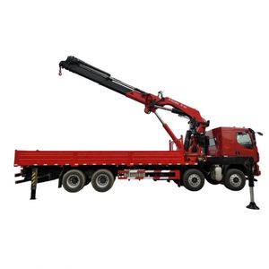รถเครนติดตั้งบนรถบรรทุก Dongfeng 8x4 14 ตัน แบบแขนพับได้ สำหรับยกวัสดุอเนกประสงค์ ทนทานและแข็งแรง จากโรงงานโดยตรง - Product Image 1