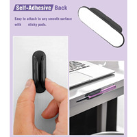 Porte-crayons adhésifs en silicone flexible pour bureau, école, maison, fournitures scolaires, accessoires, organisateur de bureau