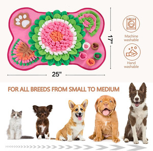 Pet <b>Snuffle</b> <b>Mat</b> for Dogs Interactive Sniff <b>Mat</b> Feeding <b>Mat</b> for Puppies Slow Feeder Dog Treat <b>Mat</b> for Training and Stress Relief - Product Image 5