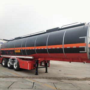 Camion-citerne à bitume chauffé au diesel de 36 m3 avec châssis de remorque à trois essieux - Product Image 2