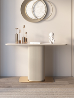 Console en bois de luxe italienne, style moderne et minimaliste, élégante, pour entrée, porche, couloir et espace de vie