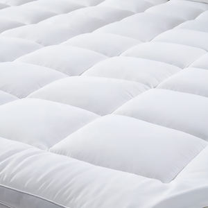 <span class=keywords><strong>Surmatelas</strong></span> en microfibre extra épais pleine grandeur pour les maux de dos, <span class=keywords><strong>surmatelas</strong></span> matelassé doux et respirant pour hôtel, gris foncé - Product Image 2