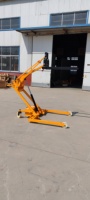 Mini chariot élévateur articulé électrique portable, chariot élévateur à palettes alimenté par batterie 48V, capacité de charge de 500 kg