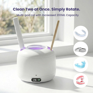 Nouveau produit : Nettoyeur dentaire ultrasonique détachable électrique 4 modes 45 kHz avec UV pour appareils <span class=keywords><strong>de</strong></span> rétention - Product Image 6