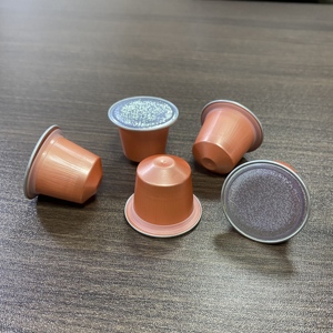 Orange Tea Capsules with Metal Lids for Green Tea Beverage Packaging - Product Image 1