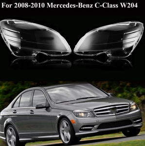ฝาครอบไฟหน้าแบบใสชิ้นฝาครอบไฟหน้ารถยนต์ฝาครอบกระจกไฟหน้ารถสำหรับ Mercedes Benz <span class=keywords><strong>W204</strong></span> 2008-2010 - Product Image 6