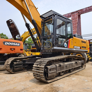 รถขุด SANY SY335H Pro มือสอง พร้อมรางและบุ้งกี๋สำหรับขาย พร้อมเครื่องยนต์ ISUZU รถขุด SANY มือสอง รุ่น 335H 365H 385H สำหรับขาย - Product Image 6