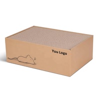 Grattoir confortable de conseil de grattoir de chat de papier ondulé pour des chats