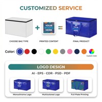 Sacs et bacs de rangement pliables modernes en tissu compressé sous vide, écologiques et lavables pour armoire - Grande Vente