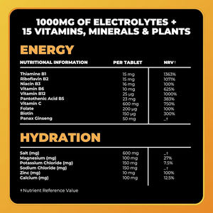 Tabletas efervescentes de alta calidad de marca privada que complementan el agua y son ricas en electrolitos, vitaminas y minerales. - Product Image 2