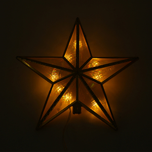 16L năm cánh sao vàng ấm dẫn ánh sáng ngoài trời 3D mô hình trang trí ánh sáng - Product Image 2