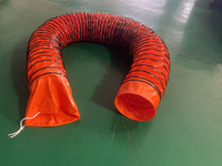 Tuyau flexible en PVC imperméable de 14 pouces (5 m) pour la ventilation industrielle