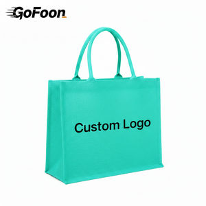 Sacs fourre-tout <span class=keywords><strong>en</strong></span> <span class=keywords><strong>jute</strong></span> recyclé de luxe pour femmes, durables, extra grands, emballés <span class=keywords><strong>en</strong></span> boîte, pour la <span class=keywords><strong>plage</strong></span>, les courses et les cadeaux - Product Image 2